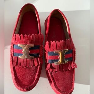 New Tory Burch Suede Loafers